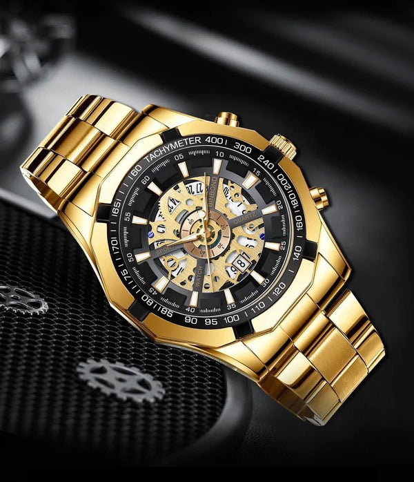 Relógio Premium Sport - Aço Inoxidável