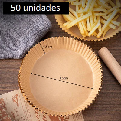 Forro de Papel Antiaderente Para Air Fryer [promoção hoje]