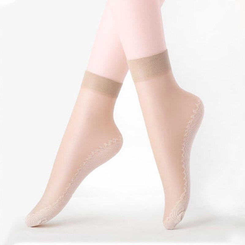 Kit 10 Pares Meias Femininas Antiderrapante - Confort Socks