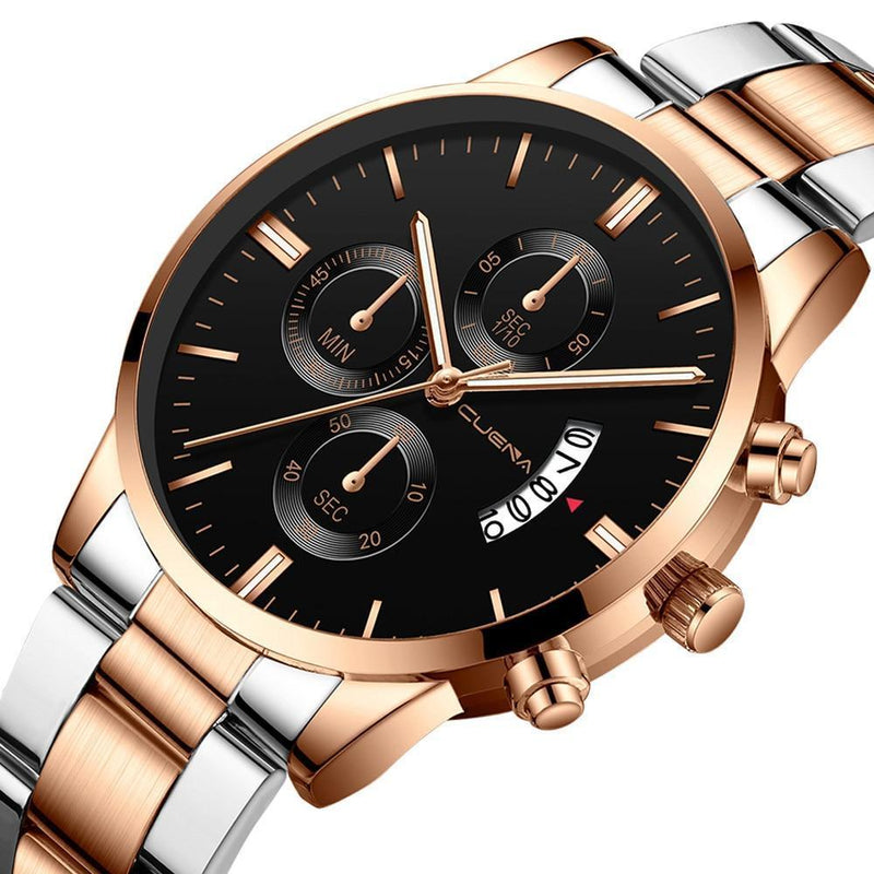 Relógio Masculino Cuena Estilo Inox - Luxury Watch