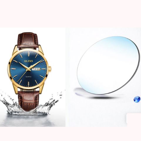 Relógio Quartzo de Luxo - Golden Watch